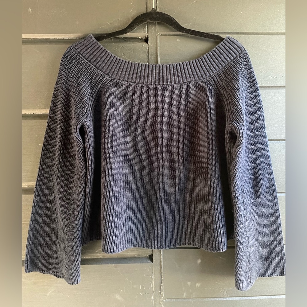 100% Cotton Boatneck Sweater